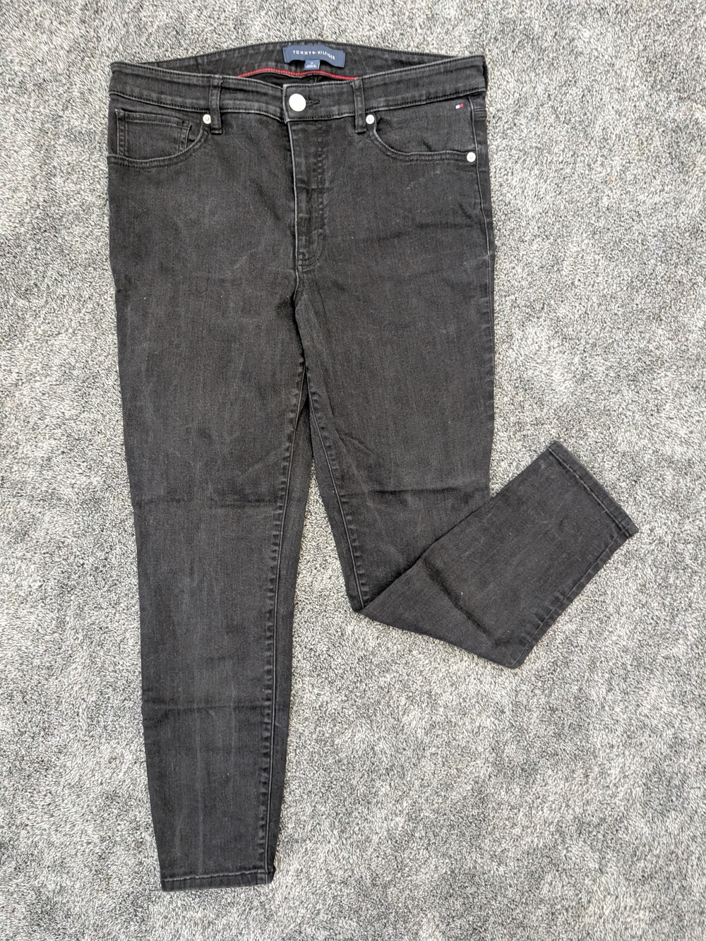 Tommy Hilfiger Women’s Skinny Jeans - Black SZ 12